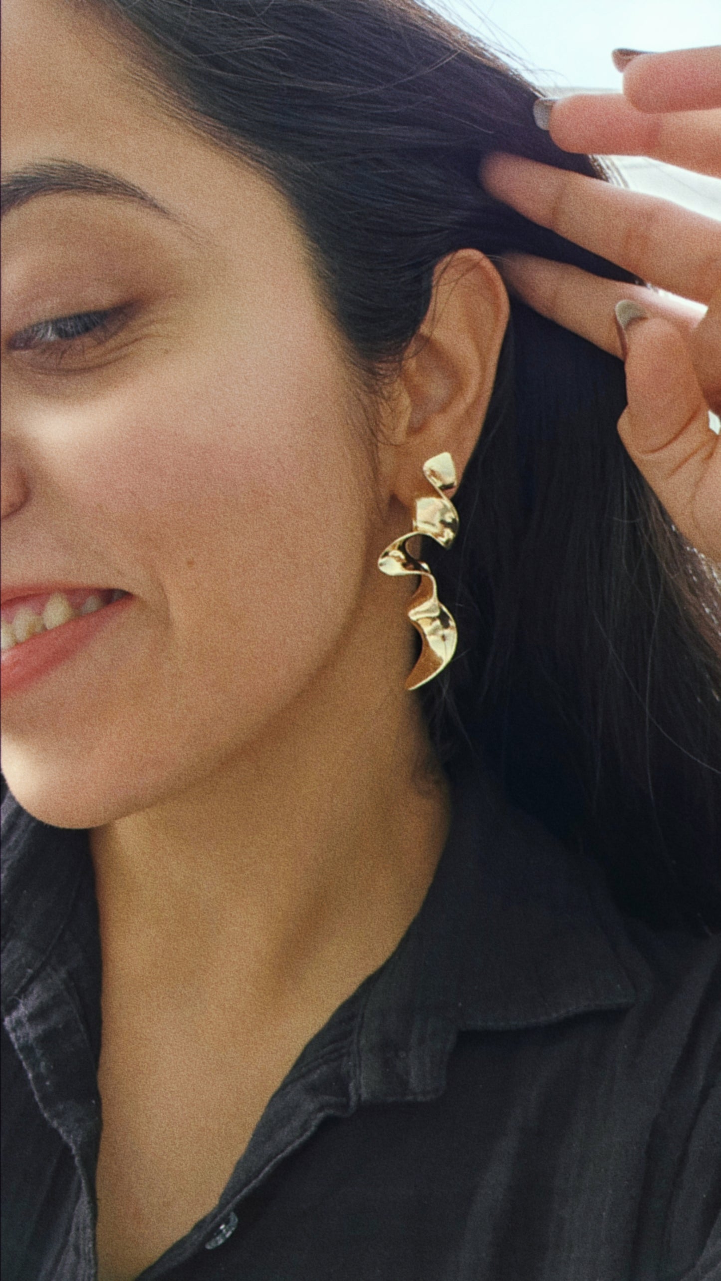 Statement Earrings - Swirl