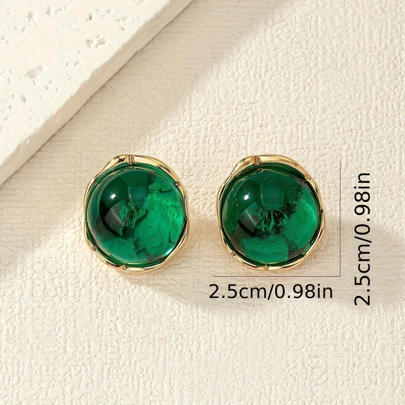 Green Emerald Earrings