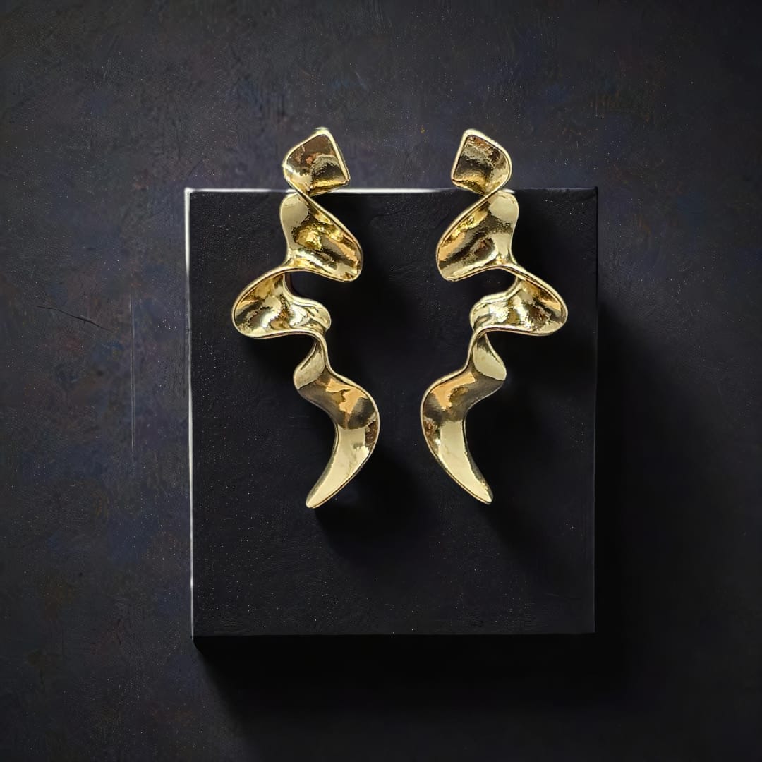 Statement Earrings - Swirl