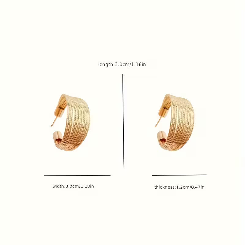 Gold Rush Hoop Earrings