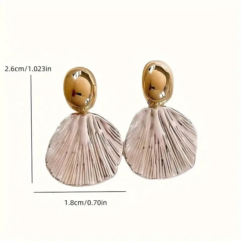 Drop Earrings - Shell Glow