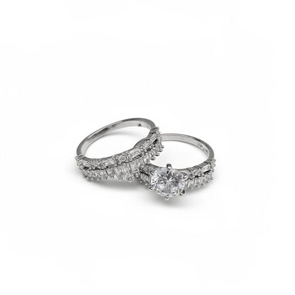 White Gold Forever Ring (1 Pair)