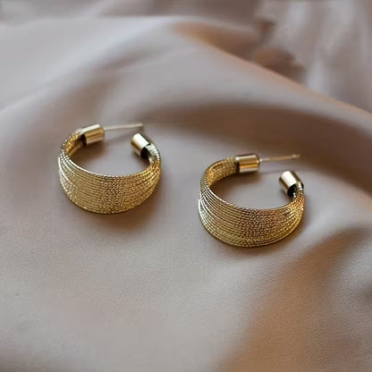 Gold Rush Hoop Earrings