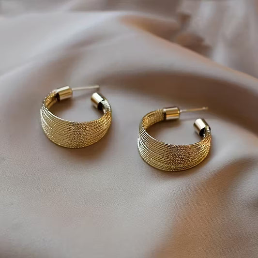Gold Rush Hoop Earrings