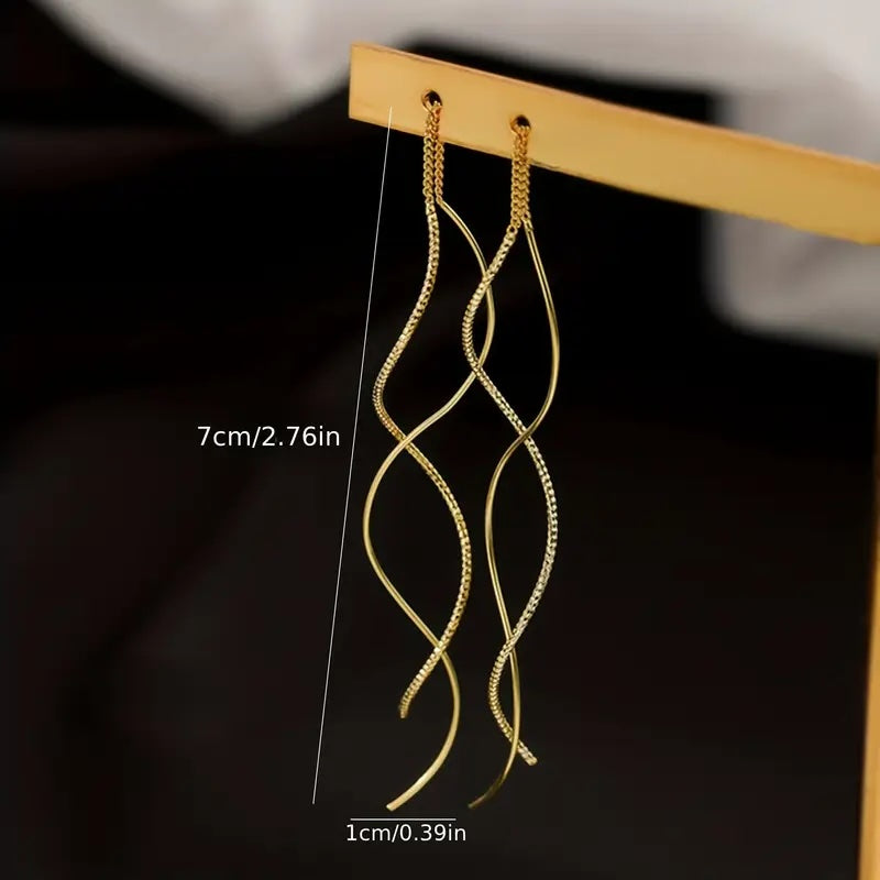 Braided Tassel Earrings