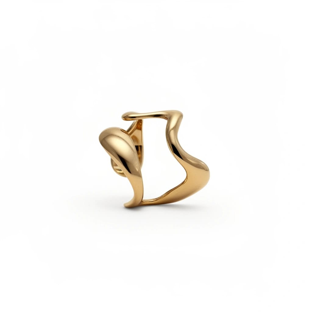 Trendy Curve Adjustable Ring
