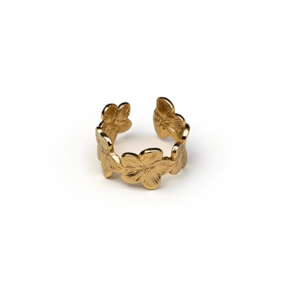Flower Gold Ring