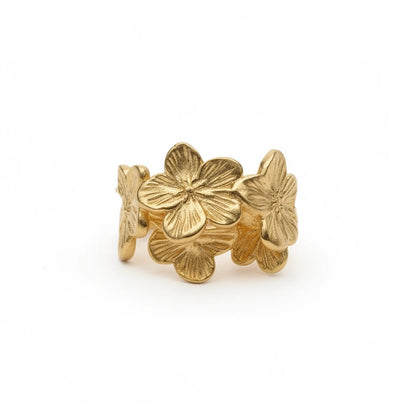 Flower Gold Ring