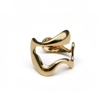 Trendy Curve Adjustable Ring