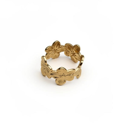 Flower Gold Ring