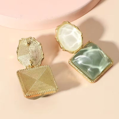 Wave & Slay Stone Drop Earrings