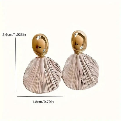 Drop Earrings - Shell Glow